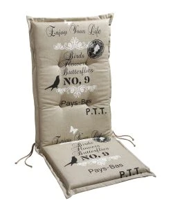 Best Freizeitmöbel Auflage für Hochlehner Selection-Line I - Beige