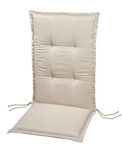 Best Freizeitmöbel Auflage Selection Line - Creme uni - Gartenliege - 190 x 60 cm