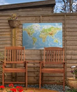 MuchoWow Outdoor-Poster 60x40 Weltkarte - -Gartenaccessoires Verkäufe 2022 b0b35910cc6645dba8348db22bfd828a