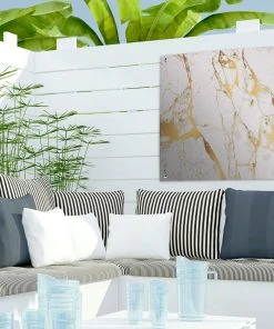 MuchoWow Outdoor-Poster 50x50 Marmor - Gold - -Gartenaccessoires Verkäufe 2022 b23c7a92a8e2452ebd4582d48c23a1b5
