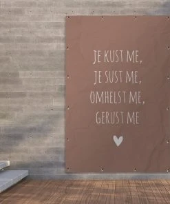 MuchoWow Outdoor-Poster 120x180 Du küsst mich -Gartenaccessoires Verkäufe 2022 b2873a035499413d8e094c272e4230ba