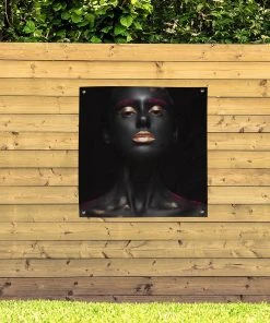 MuchoWow Outdoor-Poster 100x100 Frau - Rosa - -Gartenaccessoires Verkäufe 2022 b2f7f94330d048c1a79ba4a7554c001d