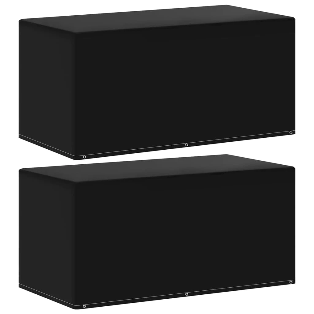 VidaXL Gartenmöbel-Abdeckung - vidaXL Gartenmöbel-Abdeckungen 2 Stk. 6 Ösen 160x80x75 cm 3 VidaXL Gartenmöbel-Abdeckung - vidaXL Gartenmöbel-Abdeckungen 2 Stk. 6 Ösen 160x80x75 cm