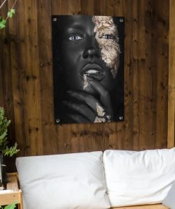 MuchoWow Outdoor-Poster 60x90 Frau - Blattgold -Gartenaccessoires Verkäufe 2022 b3bb6835dfcb43b39cd0aea51e9e2260