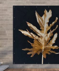 MuchoWow Outdoor-Poster 200x200 Blätter - Gold -Gartenaccessoires Verkäufe 2022 b54af1e37f9343b19fc479ffc87c0a0d