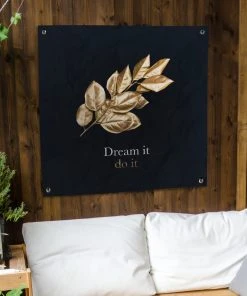 MuchoWow Outdoor-Poster 100x100 Blätter - -Gartenaccessoires Verkäufe 2022 b571e22425af4e77a7e80cce9c88d759