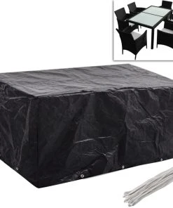 VidaXL Gartenmöbel-Abdeckungen 2 Stk. - vidaXL Gartenmöbel-Abdeckungen 2 Stk. 6 Personen Poly Rattan 10 Ösen -Gartenaccessoires Verkäufe 2022 b650f9bf9c434980940017a947fb68e8