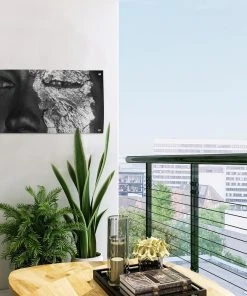 MuchoWow Outdoor-Poster 60x30 Frau - Silber - -Gartenaccessoires Verkäufe 2022 b7fb5845ce4746178332352d50c2e233