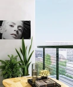 MuchoWow Outdoor-Poster 60x30 Frau - Schwarz - -Gartenaccessoires Verkäufe 2022 b8ff4b3841af423e823c268e6fa26e42