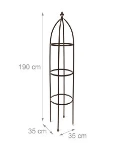 Relaxdays Rankhilfe Obelisk Metall braun 190 cm 13 Relaxdays Rankhilfe Obelisk Metall braun 190 cm -Gartenaccessoires Verkäufe 2022 b90f973cfb544bdba0b83db04ac711ea