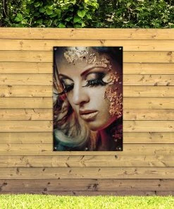 MuchoWow Outdoor-Poster 80x120 Blattgold - -Gartenaccessoires Verkäufe 2022 ba54f9be37b24a4b96c697bef31f9e6d