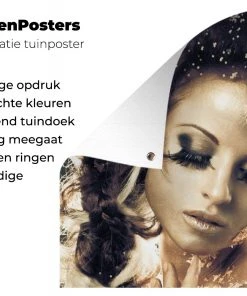 MuchoWow Outdoor-Poster 40x60 Frau - Gold - -Gartenaccessoires Verkäufe 2022 bdcb0bef7a024814b9bc055f59ac8cfc.cropped 45 19 1455 962.processed