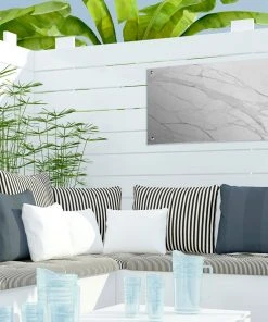 MuchoWow Outdoor-Poster 60x30 Marmor - Weiß - -Gartenaccessoires Verkäufe 2022 bfe9a3cc68ab460f899c4092a66a96aa