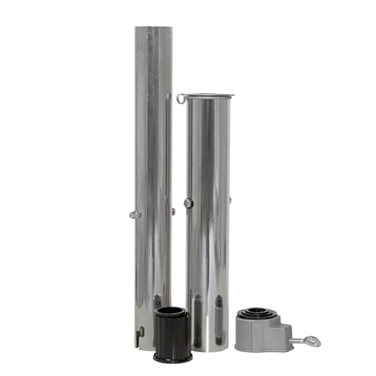 Delschen Bodenhülse für Sonnenschirm (2-teilig) - Aluminium 4 Delschen Bodenhülse für Sonnenschirm (2-teilig) - Aluminium – Bild 2