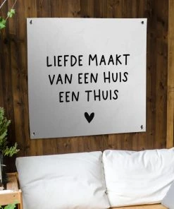 MuchoWow Outdoor-Poster 100x100 Liebe macht -Gartenaccessoires Verkäufe 2022 c039394fa342486ca004f8d35d0d3dcc