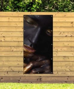 MuchoWow Outdoor-Poster 80x160 Frau - Gold - -Gartenaccessoires Verkäufe 2022 c1eed25c82e240128c564d66cd1eb43b