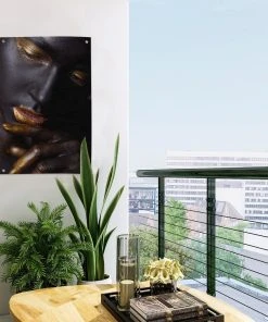 MuchoWow Outdoor-Poster 40x60 Frau - Gold - -Gartenaccessoires Verkäufe 2022 c26237c44faa469e9a3bfa734142466a