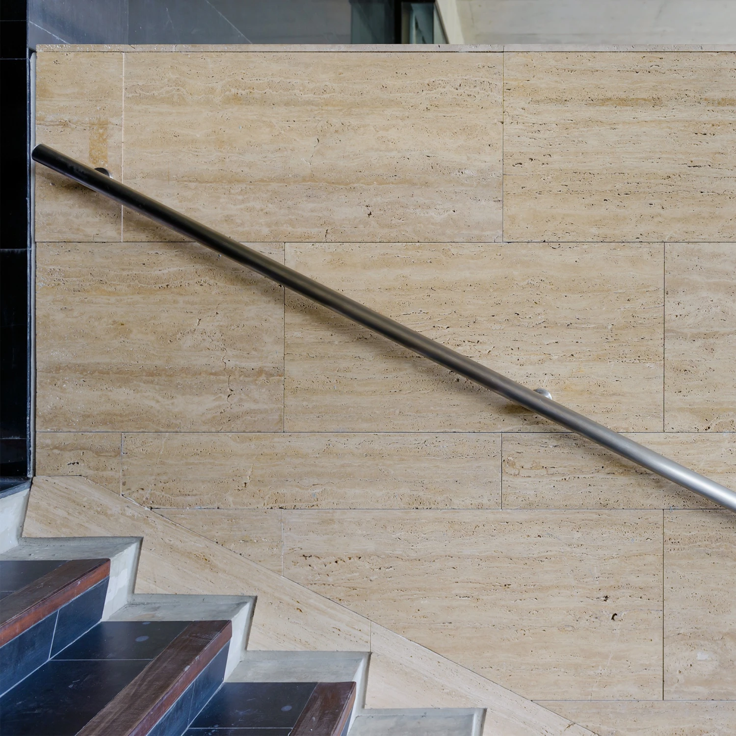 ECD Germany Edelstahl V2A Handlauf Silber 150x4.2 cm - Tiefe: 150 cm 4 ECD Germany Edelstahl V2A Handlauf Silber 150x4.2 cm - Tiefe: 150 cm – Bild 2