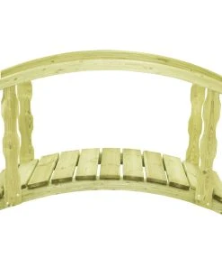 VidaXL Gartenbrücke - vidaXL Gartenbrücke mit Geländer 170×74×105 cm Kiefernholz Imprägniert