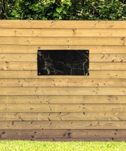 MuchoWow Outdoor-Poster 80x40 Marmor - Schwarz -Gartenaccessoires Verkäufe 2022 c545d970b567438c9f0e2919ec994fee
