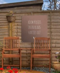 MuchoWow Outdoor-Poster 50x50 Atme Küsse ein -Gartenaccessoires Verkäufe 2022 c54a85b617454f33810e9e11f7edcb87