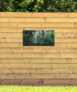 MuchoWow Outdoor-Poster 80x40 Wald - Malerei - -Gartenaccessoires Verkäufe 2022 c5557d3daacd4a7c8d74e40f318efa98