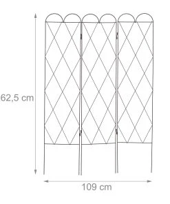 Relaxdays 3-teiliges Rankgitter Rostoptik -Gartenaccessoires Verkäufe 2022 c5a9f6268fd2476dac13498341c5043b