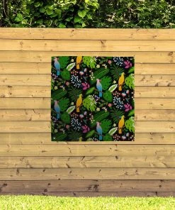 MuchoWow Outdoor-Poster 100x100 Papagei - -Gartenaccessoires Verkäufe 2022 c7b99615f7f245f6b3902135351a356e