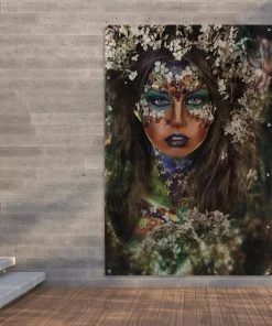 MuchoWow Outdoor-Poster 120x180 Frau - Blumen -Gartenaccessoires Verkäufe 2022 c891cbe900cf4f09be313b53408978d4