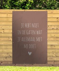 MuchoWow Outdoor-Poster 120x180 Was du mir -Gartenaccessoires Verkäufe 2022 c8a96d13fad1483f83044f59dda20192