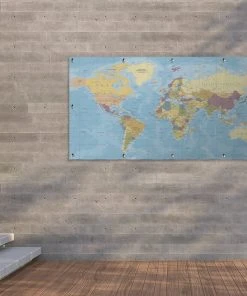 MuchoWow Outdoor-Poster 200x100 Weltkarte - -Gartenaccessoires Verkäufe 2022 c9a6671ee8d84070b389569588c70ddb