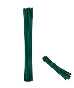 Relaxdays Grüne Pflanzstäbe 30 cm im 50er Set