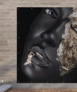 MuchoWow Outdoor-Poster 200x200 Frau - Gold - -Gartenaccessoires Verkäufe 2022 ca124193ff044744a4e119f5902afb37