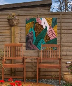 MuchoWow Outdoor-Poster 50x50 Blätter - Farbe -Gartenaccessoires Verkäufe 2022 ca75ed494c384f6a91ea68cd82c5bcfe