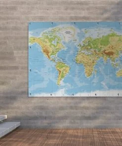 MuchoWow Outdoor-Poster 180x120 Weltkarte - -Gartenaccessoires Verkäufe 2022 caa2afde362a405dbd1db69e7292088b