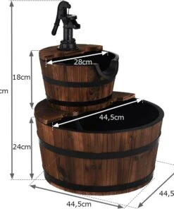 Costway Brunnen Holz Gartenbrunnen -Gartenaccessoires Verkäufe 2022 cabde59745394d55b324db9eecdede9b