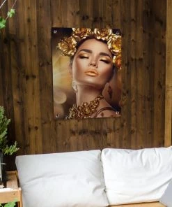 MuchoWow Outdoor-Poster 60x80 Frau - Blumen - -Gartenaccessoires Verkäufe 2022 cb18b966542c4c0aa1573aca8bde438c