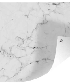 MuchoWow Outdoor-Poster 90x60 Marmor - Weiß -