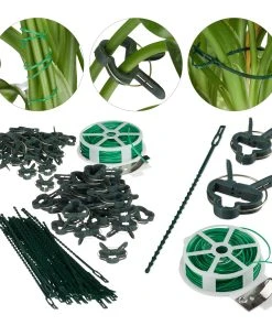 Relaxdays Pflanzenhalter Set 110-teilig