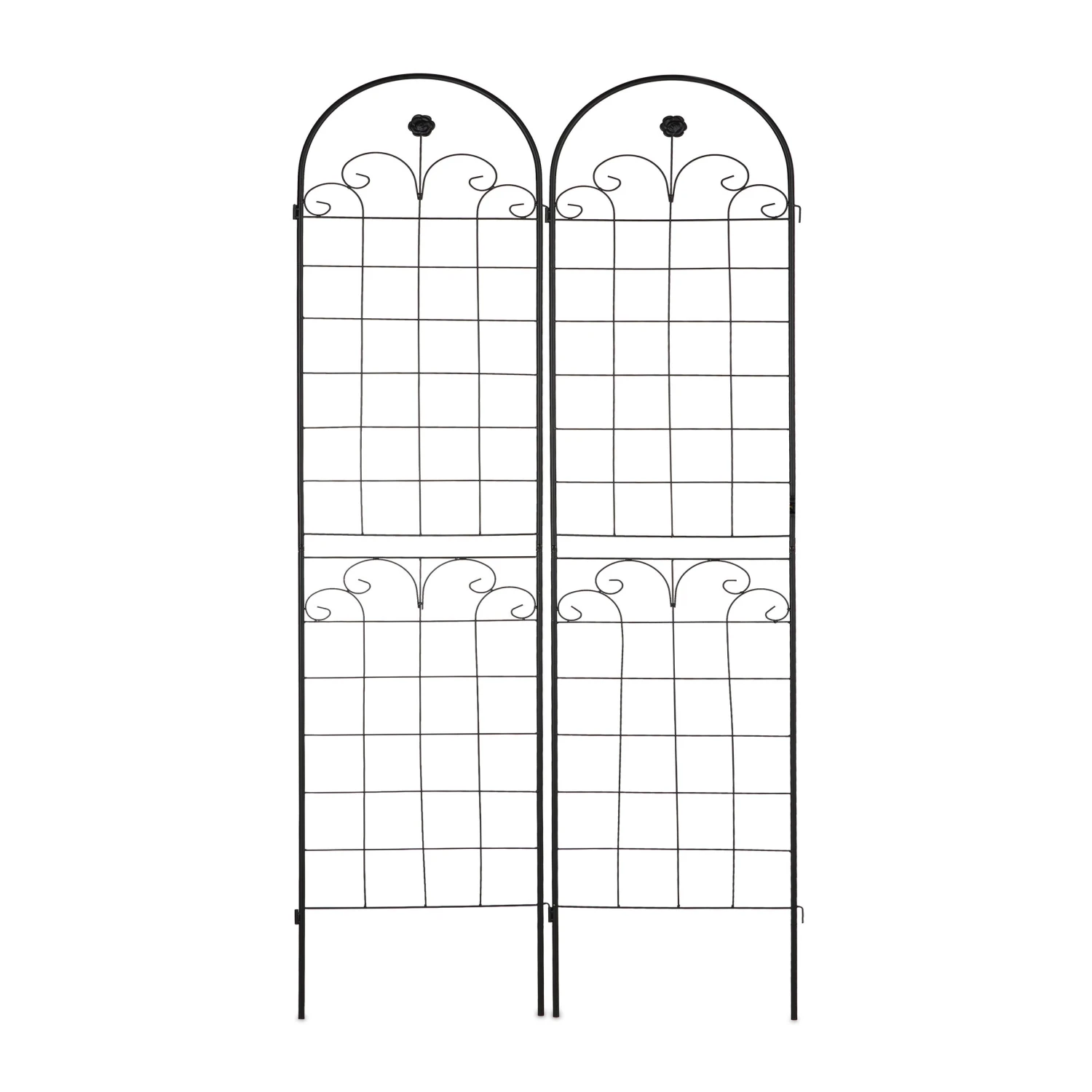 Relaxdays Rankgitter 2er Set 180 cm 3 Relaxdays Rankgitter 2er Set 180 cm
