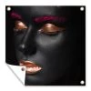 MuchoWow Outdoor-Poster 100x100 Frau - Make-up