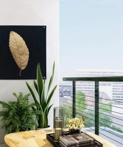 MuchoWow Outdoor-Poster 50x50 Schwarz und Gold -Gartenaccessoires Verkäufe 2022 d0b7ddd079f04c3890ea275a487b87b9