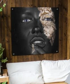 MuchoWow Outdoor-Poster 100x100 Frau - -Gartenaccessoires Verkäufe 2022 d0c00bed0652405c9b3c0765a9f7315e