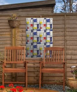 MuchoWow Outdoor-Poster 40x60 Mondrian - Gelb -Gartenaccessoires Verkäufe 2022 d22325d432714aa0a28d30c3810ebc9c