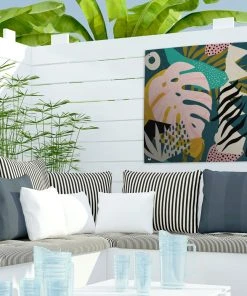 MuchoWow Outdoor-Poster 50x50 Blätter - Farben -Gartenaccessoires Verkäufe 2022 d278a8fbe3a04b3790e1a9ee96a19408