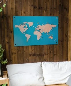 MuchoWow Outdoor-Poster 90x60 Weltkarte - -Gartenaccessoires Verkäufe 2022 d27a475282fc490f91cf668bed20892d