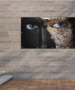 MuchoWow Outdoor-Poster 200x100 Frau - Schwarz -Gartenaccessoires Verkäufe 2022 d38665d226004c9996667527d2bd8aa4