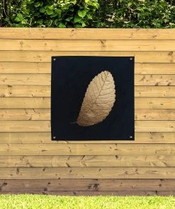 MuchoWow Outdoor-Poster 100x100 Gold - Blatt - -Gartenaccessoires Verkäufe 2022 d443f8e685c84c3283e530548735b848