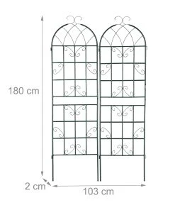 Relaxdays Rankgitter im 2er Set 180 cm -Gartenaccessoires Verkäufe 2022 d6ef2b36b4b64dd68c46e7e170c46e54