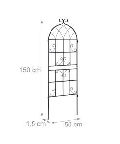 Relaxdays Rankgitter Vintage im 2er Set - Höhe: 150 cm -Gartenaccessoires Verkäufe 2022 d8eceafa7ded4b4c9420ea41df8a7349 1